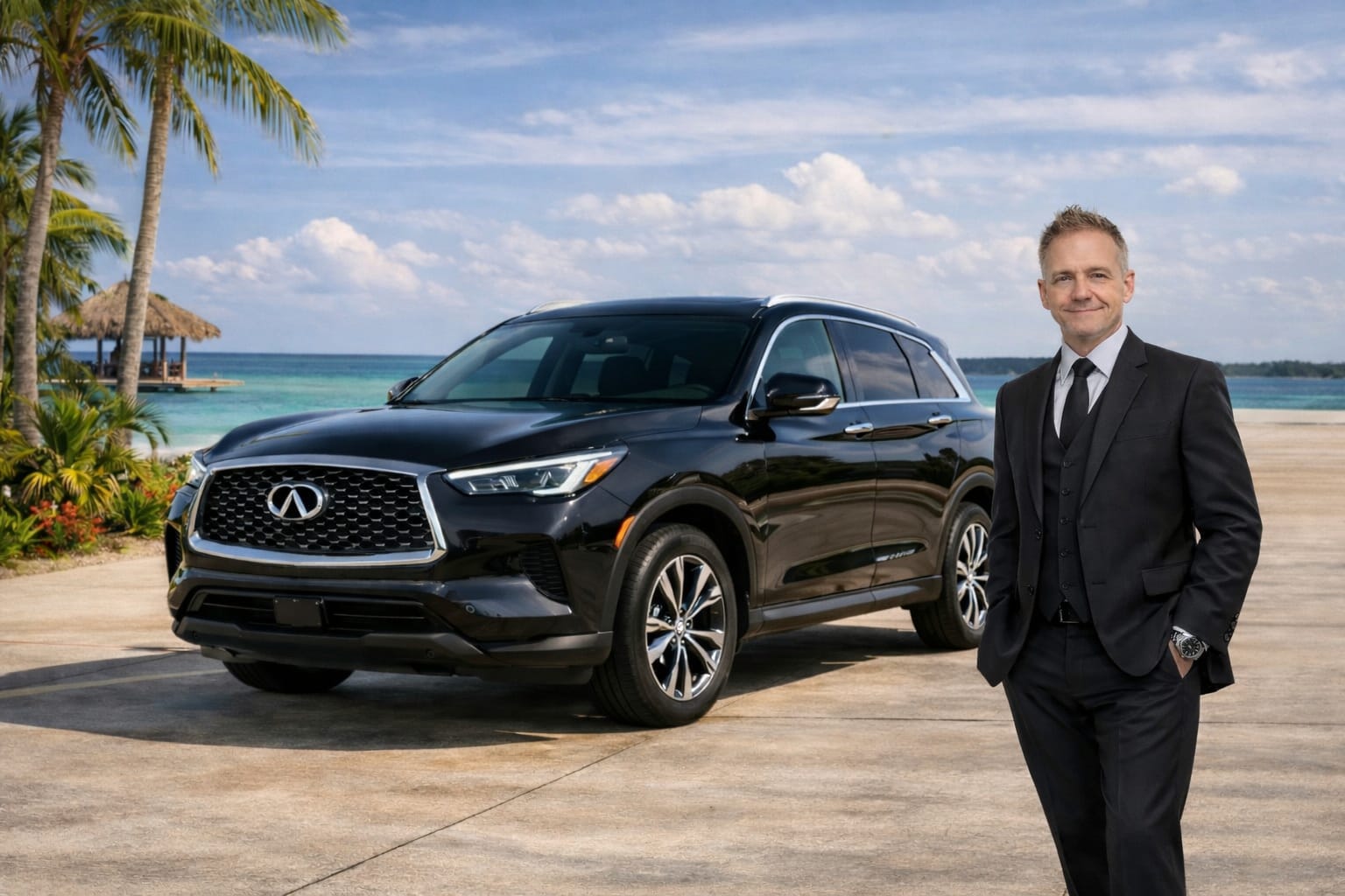 Brian with His Infiniti QX60